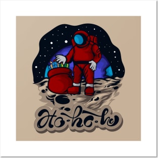 Astro Santa Posters and Art